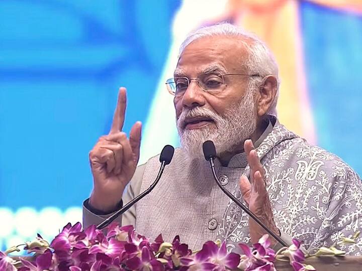 Prime Minister Narendra Modi on Tuesday attended the 'Veer Bal Diwas' event at Bharat Mandapam in New Delhi and said that Sikh gurus have taught Indians to live for the glory of their land and served as an inspiration to make the country better and developed, according to PTI. (Image Credit: PTI)