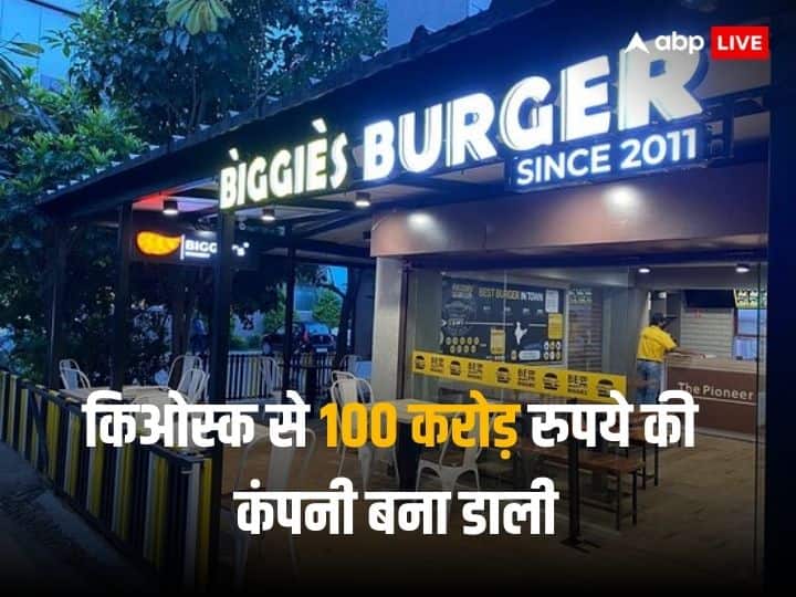 Biggies Burger a startup started from kiosk now is a 100 crore rupees company Biggies Burger: इंफोसिस छोड़ी, 20 हजार रुपये में शुरू की कंपनी, आज है 100 करोड़ रुपये का साम्राज्य