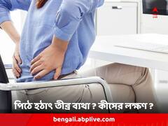 Back Pain: পিঠে হঠাৎ প্রচণ্ড ব্যথা ? অবহেলা করবেন না, বিপজ্জনক রোগের লক্ষণ হতে পারে এটি