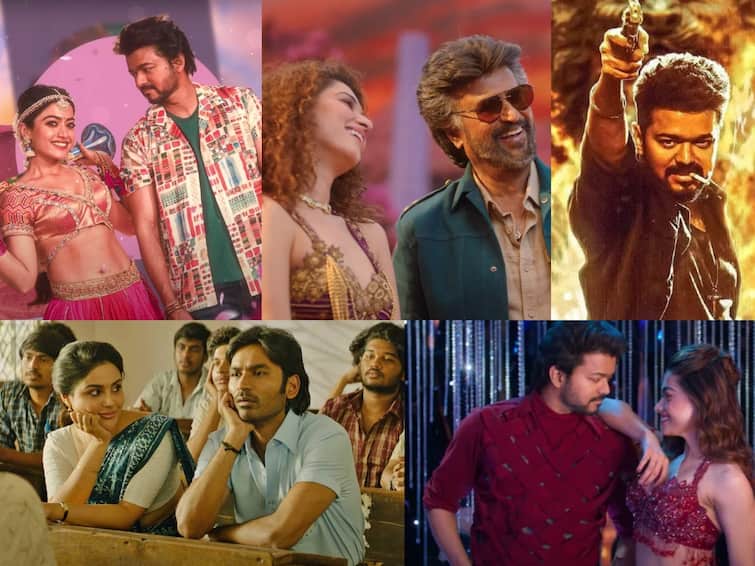 Top 5 tamil songs with highest number of views on youtube in the year