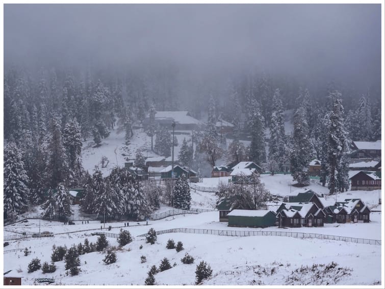 Kashmir winter temperature dense dog weather update Mercury Continues To Dip In Kashmir, Dense Fog Shrouds Mornings