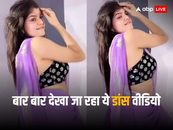 Bhabhi Dance Video viral on bollywood song video won heart on internet watch Bhabhi Dance Video: '...दिल में हुई हलचल', बॉलीवुड गाने पर भाभी ने किया ऐसा डांस, बार-बार देखने पर मजबूर हुए लोग