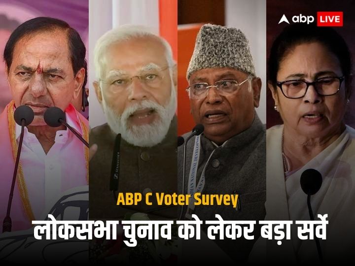 ABP C Voter Opinion Poll On Lok Sabha Election 2024 BJP NDA Congress ...