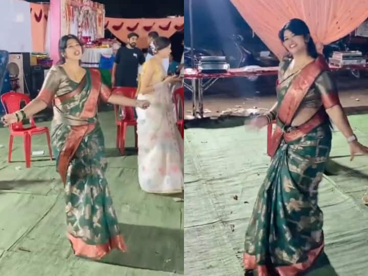 Bhabhi Dance stole all the limelight at brother-in-law wedding video went viral Bhabhi Dance Video: देवर की शादी में भाभी ने लूट ली सारी लाइमलाइट, धमाकेदार डांस देख यूजर्स बोले- 'वंस मोर'