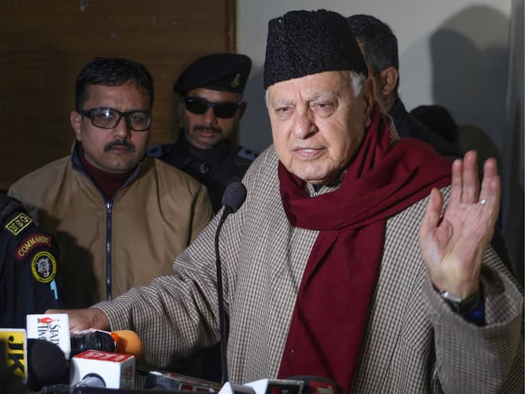 Farooq Abdullah Presses For Dialogue With Pakistan says Will Meet Same Fate As Gaza 'Will Meet Same Fate As Gaza If...': Farooq Abdullah Presses For Dialogue With Pakistan