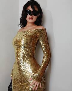 Kylie Jenner Shines Bright In A Quirky Balenciaga Dress - SEE PICS