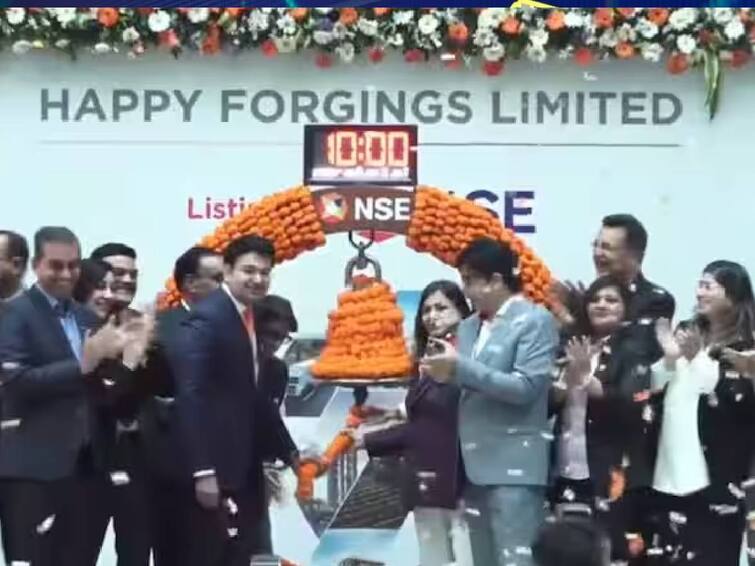 Good start for Happy Forgings IPO, shares listed at 17.8% premium. Stock Market: ஏற்றத்துடன் வர்த்தகமான பங்குச்சந்தை; ரூ.1000-ஐ தொட்ட Happy Forgings ஐ.பி.ஓ.!