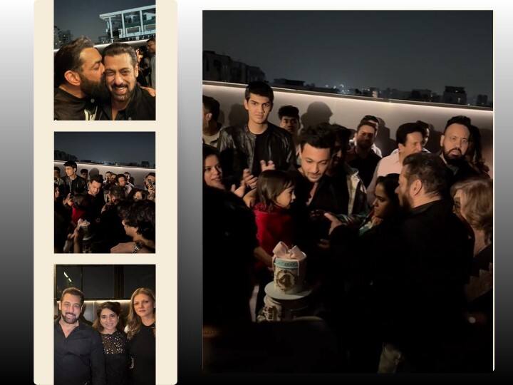 सलमान खान ने भांजी आयत संग काटा केक, एक्टर के बर्थडे बैश की इनसाइड तस्वीरें आई सामने