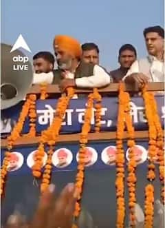 Congress नेता सचिन पायलट ने श्री गंगानगर में किया रोड शो | #abpnewsshorts
