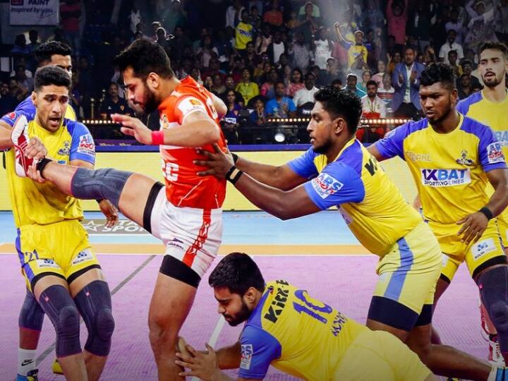 Pro Kabaddi 2023  Gujarat Giants won the match against Tamil Thalaivas Today PKL 2023 Pro Kabaddi 2023: இறுதிவரை போராடிய தமிழ் தலைவாஸ்... வெற்றி வாகை சூடிய குஜராத் ஜெயன்ட்ஸ்!