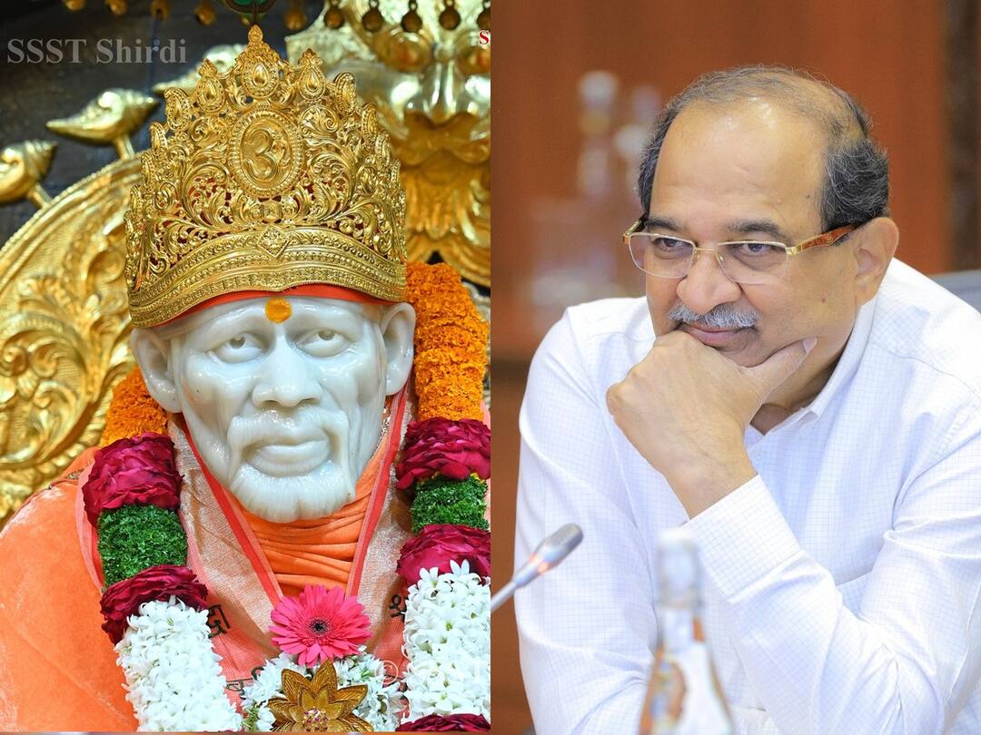 NO Mask NO Darshan : आजपासून शिर्डीत 'नो मास्क नो दर्शन'; पालकमंत्र्यांच्या मंदिर प्रशासनाला सूचना No Mask No Darshan in Shirdi Saibaba Temple due to Coronavirus Instructions by Radhakrishna Vikhe Patil Maharashtra Marathi News NO Mask NO Darshan : आजपासून शिर्डीत 'नो मास्क नो दर्शन'; पालकमंत्र्यांच्या मंदिर प्रशासनाला सूचना