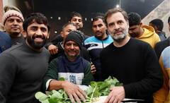 Rahul Gandhi: কুয়াশাচ্ছন্ন ভোরে গ্রামের আখড়ায়, মাটিতে বসেই প্রাতরাশ, ক্ষেতের টাটকা ফসল নিয়ে ফিরলেন রাহুল