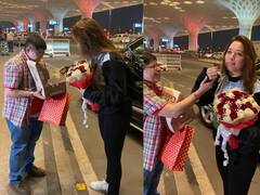 Tamannah Birthday Celebration by Fan : ఎయిర్ పోర్ట్ లో బర్త్ డే చేసుకున్న తమన్నా | ABP Desam