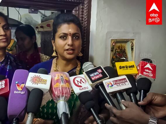 Roja Kanchipuram temple - கோவிலுக்கு வந்த ரோஜா... முண்டியடித்த ரசிகர்கள்! கண்டித்த காவல்துறை