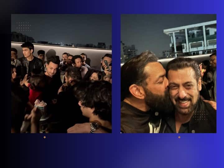 Salman Khan celebrated his 58th birthday cut the cake with his niece Bobby Deol also shared pic with actor Salman Khan Birthday: सलमान खान ने बर्थडे का मनाया जश्न, भांजी संग काटा केक, बॉबी देओल ने एक्टर पर प्यार लुटाते हुए कहा- 'लव यू मामू'
