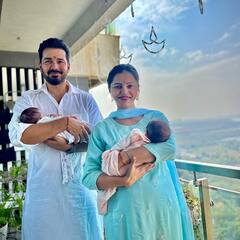 Rubina Dilaik Twin Daughter: रुबीना दिलैक ने जुड़वा बेटियों संग शेयर की पहली तस्वीर, कपल ने रिवील किया लाडलियों का स्पेशल नाम