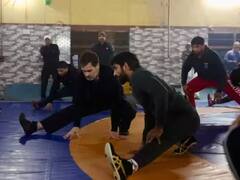 Wrestler Rahul Gandhi: राहुल गांधी कुस्तीच्या आखाड्यात, हरियाणात बजरंग पुनियासोबत रंगला डाव