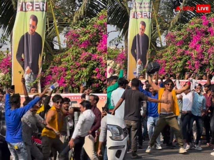 Fans went crazy on Salman Khan’s birthday, danced outside Bhaijaan’s house