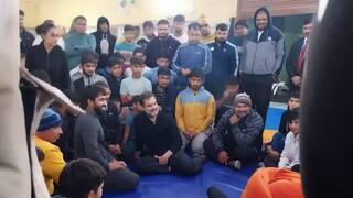 Rahul Gandhi Meet Bajrang Punia: ਕੁਸ਼ਤੀ ਦੇ ਅਖਾੜੇ 'ਚ ਨਿੱਤਰੇ ਰਾਹੁਲ ਗਾਂਧੀ, ਪੂਨੀਆ ਸਮੇਤ ਹੋਰ ਪਹਿਲਵਾਨਾਂ ਨਾਲ ਕੀਤੀ ਮੁਲਾਕਾਤ