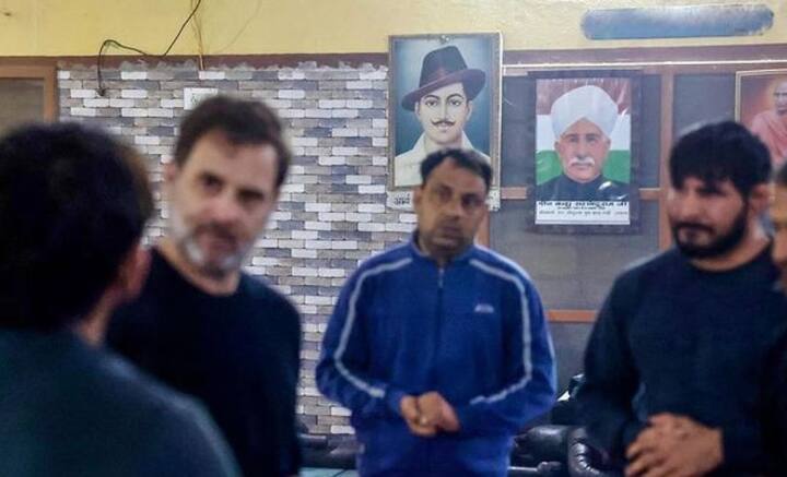 আখড়ায় পৌঁছনো নিয়ে আগে ভাগে কিছু না জানালেও, সেখান থেকে ফিরে সোশ্যাল মিডিয়ায় নিজের অভিজ্ঞতা ভাগ করে নেন রাহুল। ছবি: রাহুল গাঁধীর সোশ্যাল মিডিয়া হ্যান্ডল থেকে সংগৃহীত।