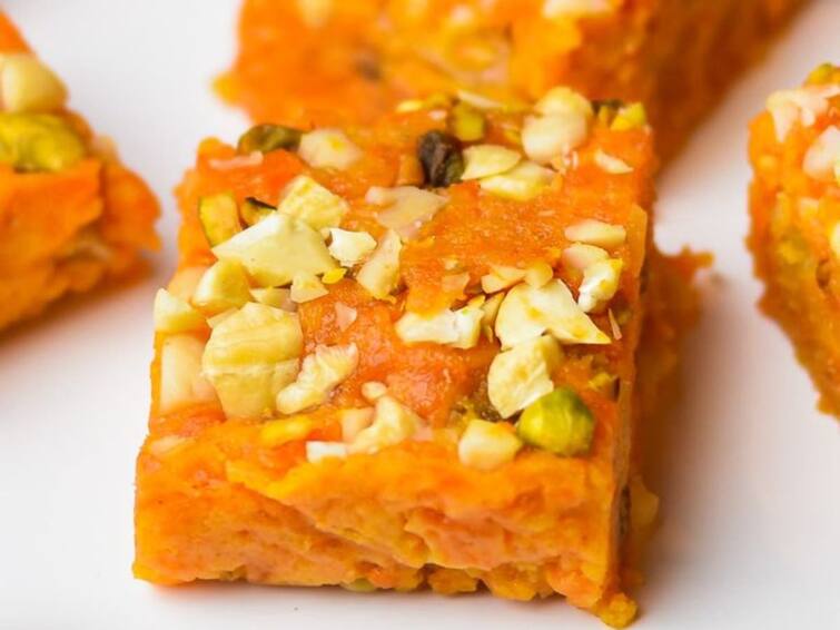 Carrot Walnut Burfi : Carrot Walnut Burfi for New Year.. can be made easily at home