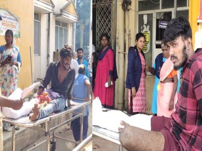 Rowdy arrested at Chengalpattu Government Hospital - TNN மருத்துவமனையில் ரகளை.. பிடிக்க சென்ற போலீஸ்.. விழுந்ததில் மாவு கட்டு..