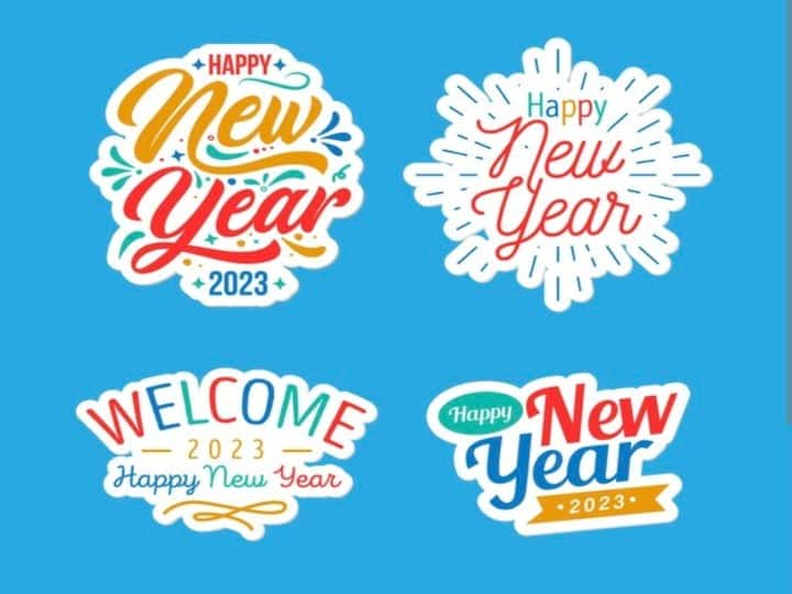 New Year 2024 WhatsApp Stickers How to Download Send Happy New Year WhatsApp Stickers New Year WhatsApp Sticker: जानें वॉट्सऐप पर कैसे भेजे न्यू ईयर 2024 वाले स्टीकर, कहां से करें डाउनलोड