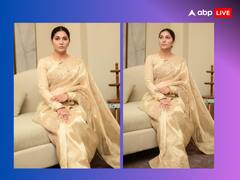 Sapna Chaudhary Photos: गोल्डन साड़ी पहन गॉर्जियस नारी बनीं हरियाणा की देसी क्वीन,सपना के इस लुक पर आप भी हार जाएंगे दिल