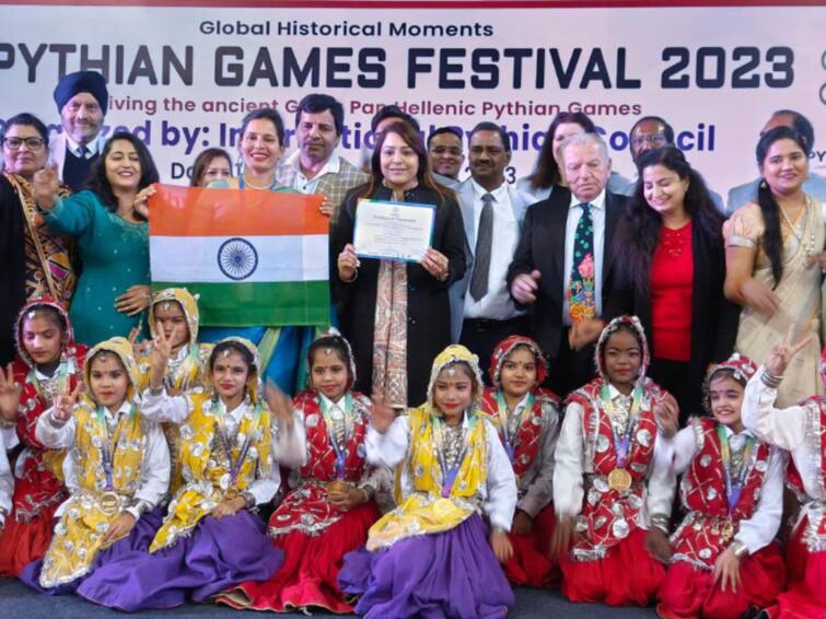 Delhi Mayor Shelly Oberoi Attends Pythian Games Festival 2023