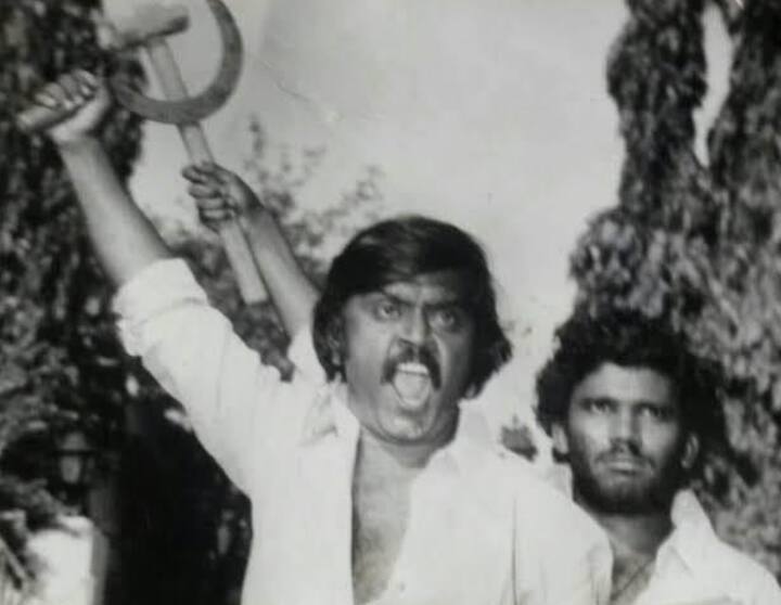 சிவப்பு மல்லி திரைப்படத்தில் வரும் ‘எரிமலை எப்படி பொறுக்கும்’ பாடலில் இடம் பெற்றிருக்கும் “ஏறு பிடித்தவர் இருணி இளைத்தவர் வேர்வை விதைத்தவர் வெய்யிலில் அறுத்தவர் ரத்த பொட்டு வைத்து கொண்டால் தர்மங்கள் தூங்காது..” வரிகள் அதர்மத்தை எதிர்த்தி போராடும் அவரது போராட்ட குணத்தை பிரதிபலிக்கிறது.