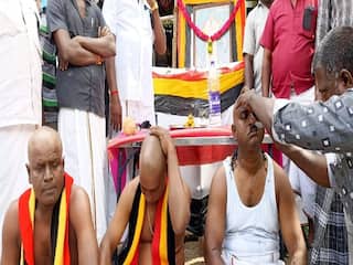 Vijayakanth: விஜயகாந்த் மறைவிற்கு மதுரையில் மொட்டை அடித்து துக்கத்தை வெளிப்படுத்திய ரசிகர்கள்!