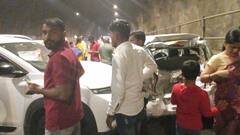 Pune Accident News : नवीन कात्रज बोगद्यात अपघात; चार वाहनं एकमेकांवर  आदळली, सुदैवाने प्रवासी सुखरुप!