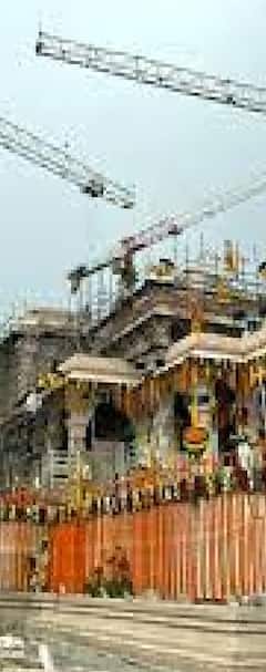 राम मंदिर में इस्तेमाल होने वाले पत्थरों की सफाई का काम जारी | #abpnewsshorts