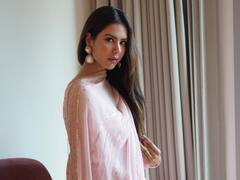 Sonam Bajwa Looks Elegant In Pink Anarkali Suit; Check Out Pics