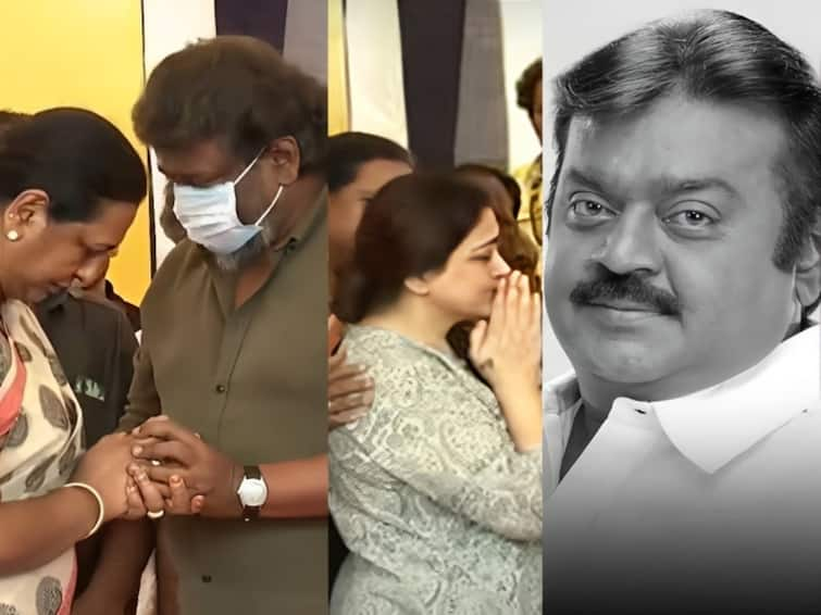 vijayakanth demise actors Kushboo sundar c r parthiban paid tribute to vijayakanth Vijayakanth: பிரேமலதா, விஜயகாந்தின் துணைவியார் என்பதைத் தாண்டி ஒரு தாய்.. பார்த்திபன், குஷ்பு இரங்கல்!