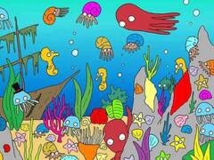 Optical Illusion: इस तस्वीर में छिपी है एक हरे रंग की मछली, 5 सेकेंड में खोज निकालने का है चैलेंज