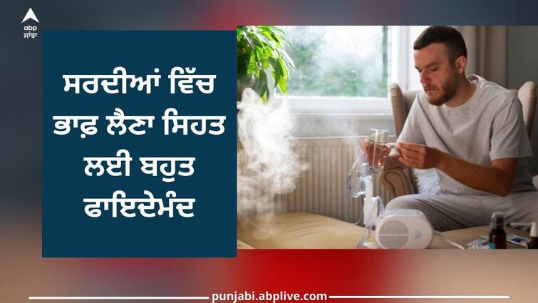 you can get rid of many problems in winter by just taking steam health news Steam Inhalation: ਸਰਦੀਆਂ 'ਚ ਸਿਰਫ਼ ਭਾਫ਼ ਲੈ ਕੇ ਕਈ ਸਮੱਸਿਆਵਾਂ ਤੋਂ ਪਾ ਸਕਦੇ ਹੋ ਛੁਟਕਾਰਾ, ਜਾਣੋ ਇਸ ਨੂੰ ਲੈਣ ਦਾ ਸਹੀ ਢੰਗ