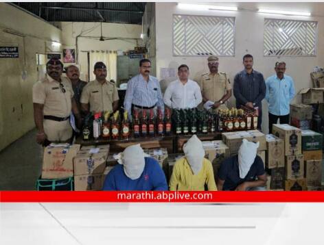 Pune Crime news pune excise department seize worth 1 crore liquor in december  month Pune Crime news : 31 डिसेंबरपूर्वीच पुण्यात मोठी कारवाई; डिसेंबर महिन्यात 35 वाहनांमधून 1 कोटींचा मुद्देमाल जप्त