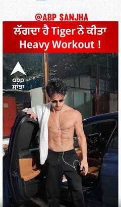 Tiger looks tired after a Heavy Workout | Abpsanjha