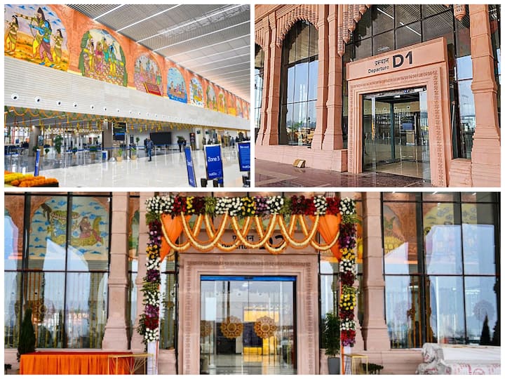 Ayodhya international airport, having modern amenities and decorated with traditional themes from local art and murals depicting the life of Lord Ram is ready for inauguration
