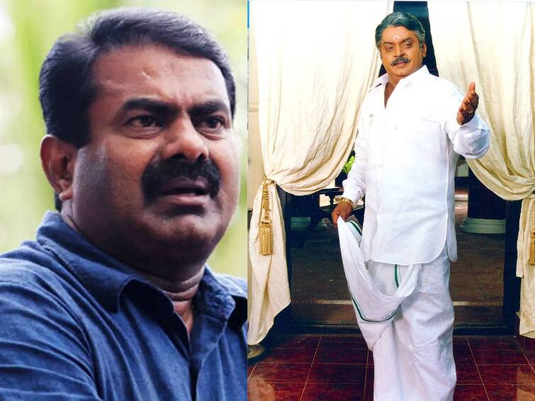 Vijayakanth Death did you know seeman write  dialogues for vijayakanths thavasi movie Vijayakanth: “விஜயகாந்த் விஷயத்தில் பொய் சொல்கிறாரா சீமான்?” - கிளம்பிய சர்ச்சை.. இணையத்தில் கருத்து மோதல்