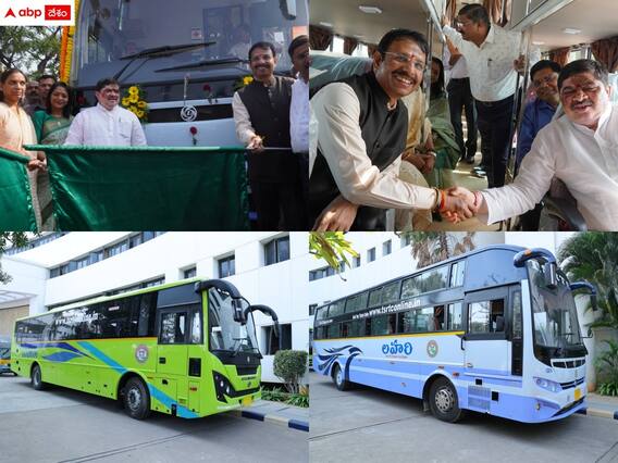 Telangana News: 80 కొత్త ఆర్టీసీ బస్సులు ప్రారంభించిన మంత్రి పొన్నం - త్వరలో వెయ్యి ఎలక్ట్రిక్ బస్సులు అందుబాటులోకి వస్తాయన్న ఎండీ సజ్జనార్ Telangana News: 80 కొత్త ఆర్టీసీ బస్సులు ప్రారంభించిన మంత్రి పొన్నం - త్వరలో వెయ్యి ఎలక్ట్రిక్ బస్సులు అందుబాటులోకి వస్తాయన్న ఎండీ సజ్జనార్
