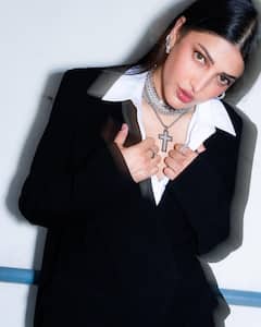 Sruthi Haasan Photos : లేడీ బాస్​ లుక్​లో కిల్లింగ్ ఎక్స్​ప్రెషెన్స్ ఇస్తున్న శృతిహాసన్