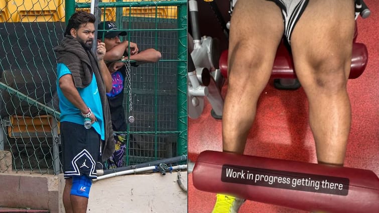Rishabh Pant post workout picture exactly a year after his car accident Rishabh Pant: ভয়াবহ গাড়ি দুর্ঘটনার এক বছর, প্রত্যাবর্তনের বার্তা দিয়ে সোশ্য়াল মিডিয়া পোস্ট ঋষভের