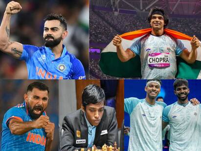 Indian sports arena top sporting moments of the year 2023 Sporting moments 2023: நடப்பாண்டில் இந்திய விளையாட்டுலகின் முக்கியமான தருணங்கள்..! கோலி முதல் பிரக்ஞானந்தா வரை