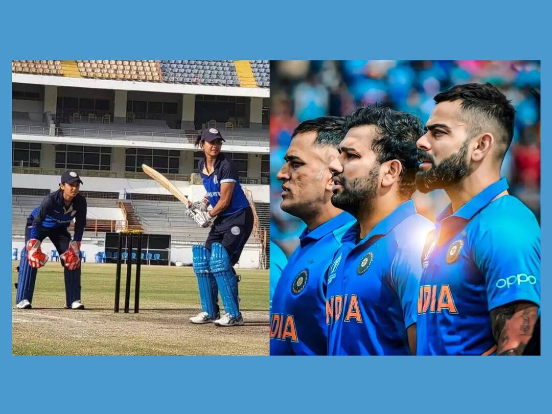 Mridula Kumari Jadeja : धोनी, सचिन, रोहित अन् विराट काय घेऊन बसला? 'या' महिला क्रिकेटरकडे देशातील सर्वात महागडं घर! Ranjit Vilas Palace in Rajkot is the residence of Mridula Jadeja who lives in the most expensive house than sachin virat rohit and dhoni Mridula Kumari Jadeja : धोनी, सचिन, रोहित अन् विराट काय घेऊन बसला? 'या' महिला क्रिकेटरकडे देशातील सर्वात महागडं घर!