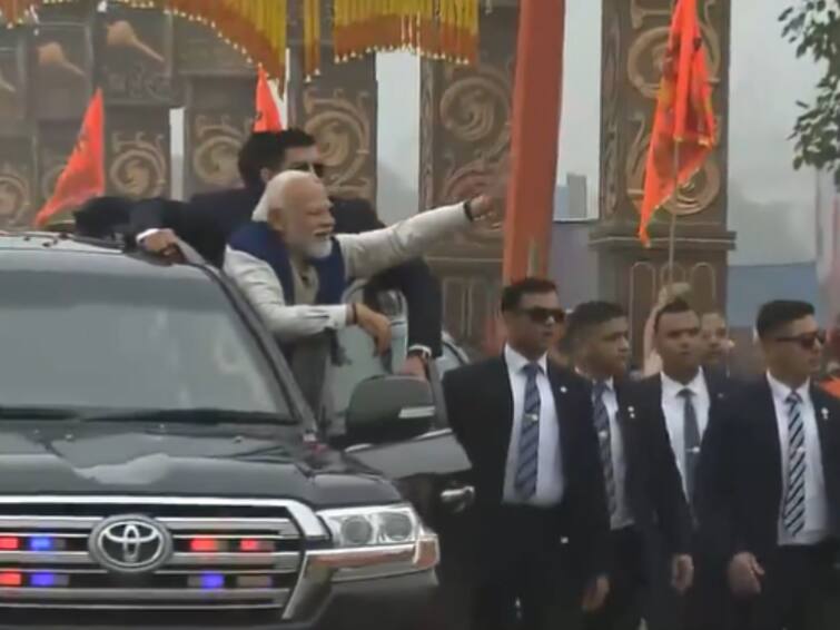 PM Modi Ayodhya Visit Roadshow Valmiki Airport Ayodhya Dham Junction Inauguration