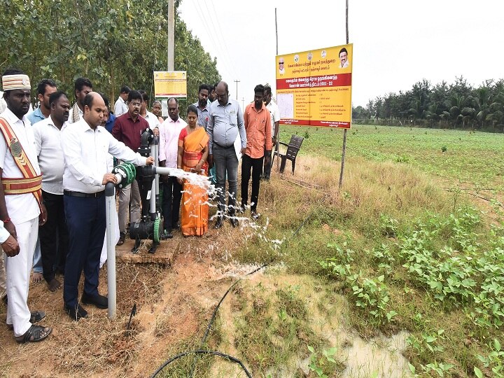 தஞ்சை மாவட்டத்தில் நடந்து வரும் வேளாண் வளர்ச்சிப்பணிகள்... மாவட்ட கலெக்டர் நேரில் சென்று ஆய்வு