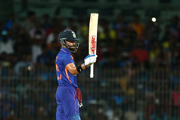 Former India skipper Virat Kohli is at number two in the list with 1377 runs in 11 ODI matches with six fifties and 3 centuries.