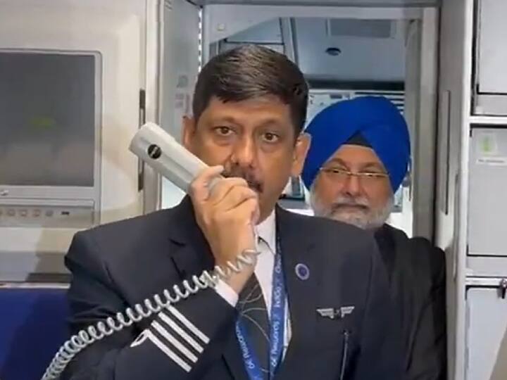 IndiGo Pilot Captain Welcomes First Flight Passengers Going To Newly Constructed Ayodhya Airport Saying Jai Shri Ram 'जय श्रीराम', अयोध्या के लिए पहली फ्लाइट ने भरी उड़ान को पायलट ने कुछ ऐसे किया यात्रियों का स्वागत